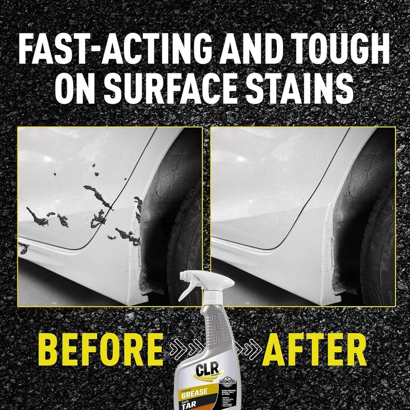 CLR Brands Automotive Grease, Tar & Oil Remover, 22 oz. Spray Bottle, Non-Abrasive, Dissolves Grease, Blasts Tar, Zaps Oil from Garage Floors and Machinery - Image 4